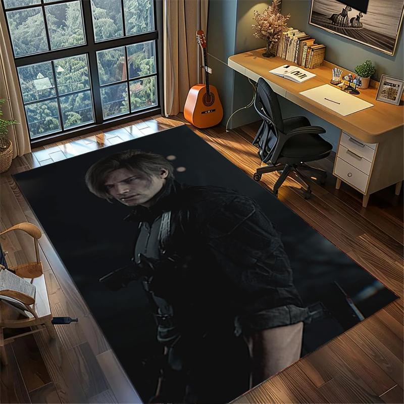 "Resident Evil" Large Area Rug Carpet Non Slip Washable Floor Mat Gamer Room Bedroom Home Decor—kwq75