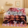 HD Мультяшная кукла Bratz Девочка Фланелевое одеяло, Ультрамягкий теплый плюшевый плед для дома Спальни Кровати Дивана Покрывало Офисный подарок Детский Пикник