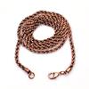 100% Solid Copper Rope Chain Pure Copper Oxidized Rope Chain Necklace Handmade Copper Chain Necklaces For Women And Mens Chain Thickness 3mm