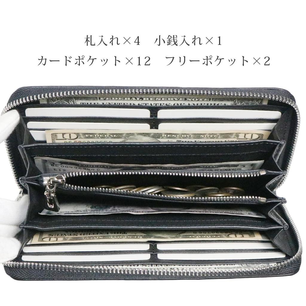 Bercute Темно-синий кошелек из крокодиловой кожи для мужчин и женщин, Настоящая эмаль, Блестящая кожа, Кожа крокодила, Круглая молния, Тонкий, Вместительный,