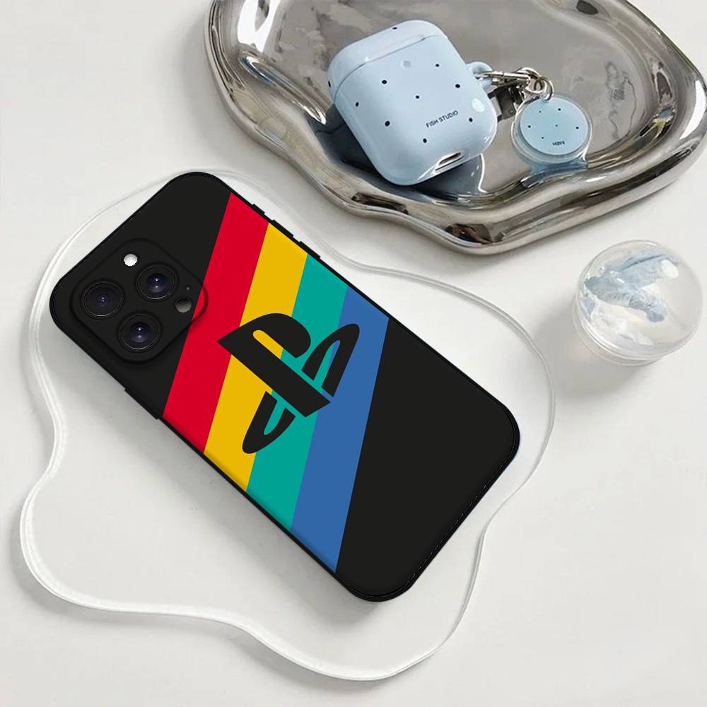 Игрушка Rainbow Friends Мультяшная Игра Чехол для Телефона Для Iphone 17 16 15 11 13 14 Pro Max X Xr Xs Max 12mini Черный Чехол