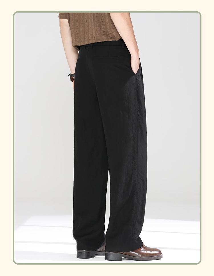 New Spring and Summer Men's Loose Straight Leg Casual Pants