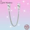 Plata Charms Of Ley 925 Silver Starry Sky Charms Air Balloon Charm Fit Fashion 925 Original Bracelets Pulseira Diy