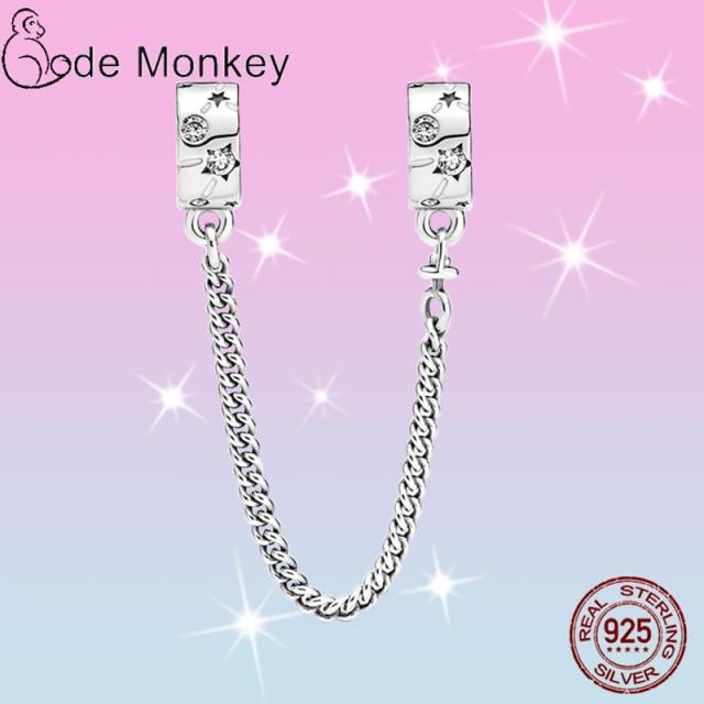 Plata Charms Of Ley 925 Silver Starry Sky Charms Air Balloon Charm Fit Fashion 925 Original Bracelets Pulseira Diy