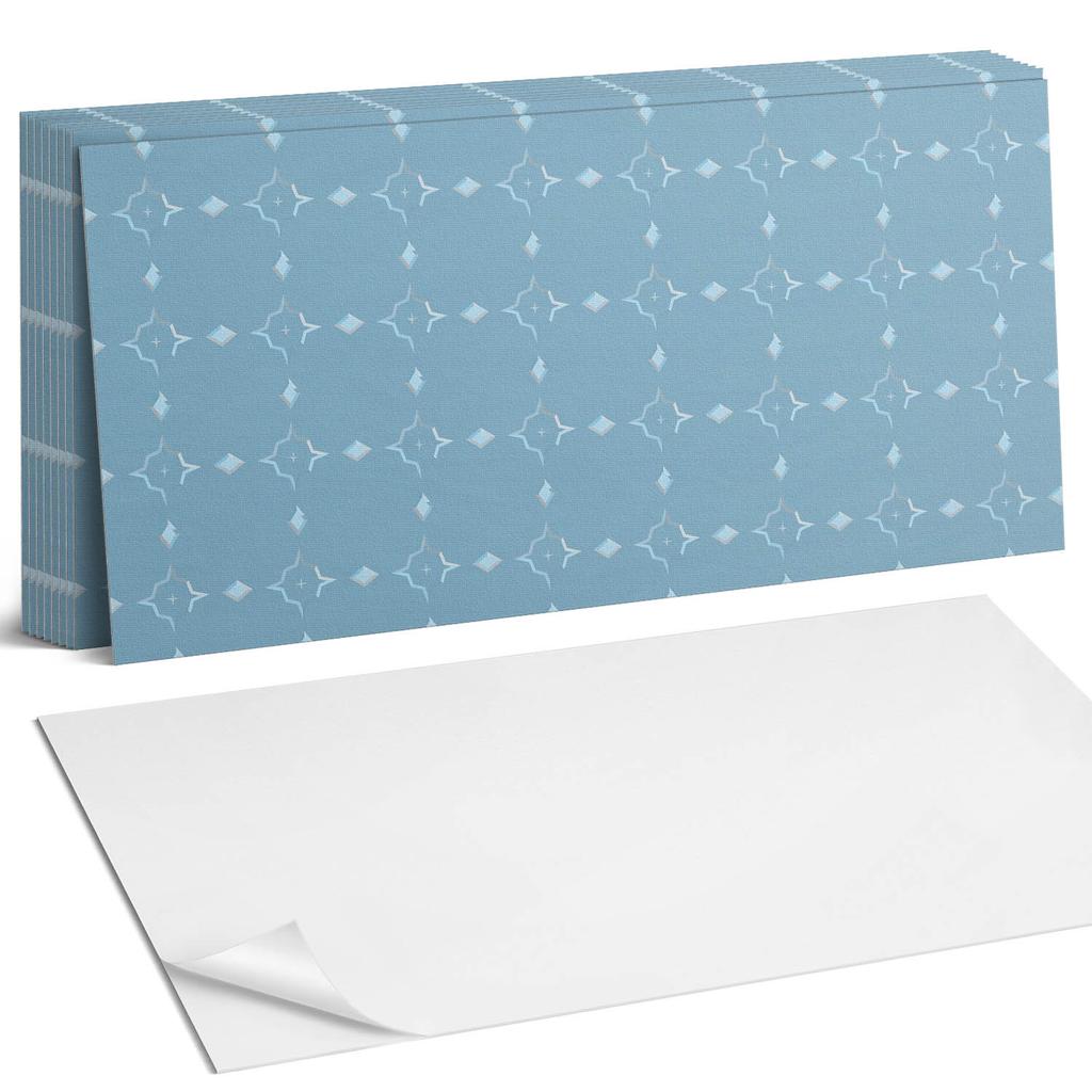 Paczka Kafelków Winylowych Z Wzorem Do Salonu Samoprzylepne Geometryczny Wzór Diamentów 10X40X20 Cm