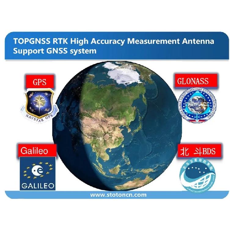 TOPGNSS AN608 высокоточная GNSS антенна, RTK GPS антенна, БПЛА-UGV Высокоточный коэффициент усиления Для ZED-F9P RTK антенна BEIDOU, SMA-J