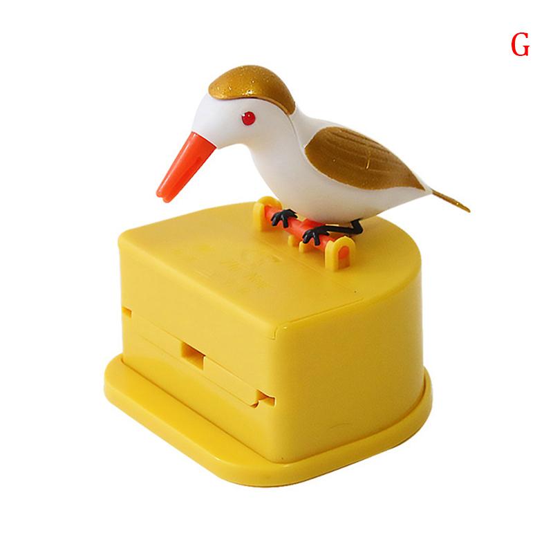 Милый диспенсер для зубочисток колибри, автоматическая коробка для зубочисток в виде птиц