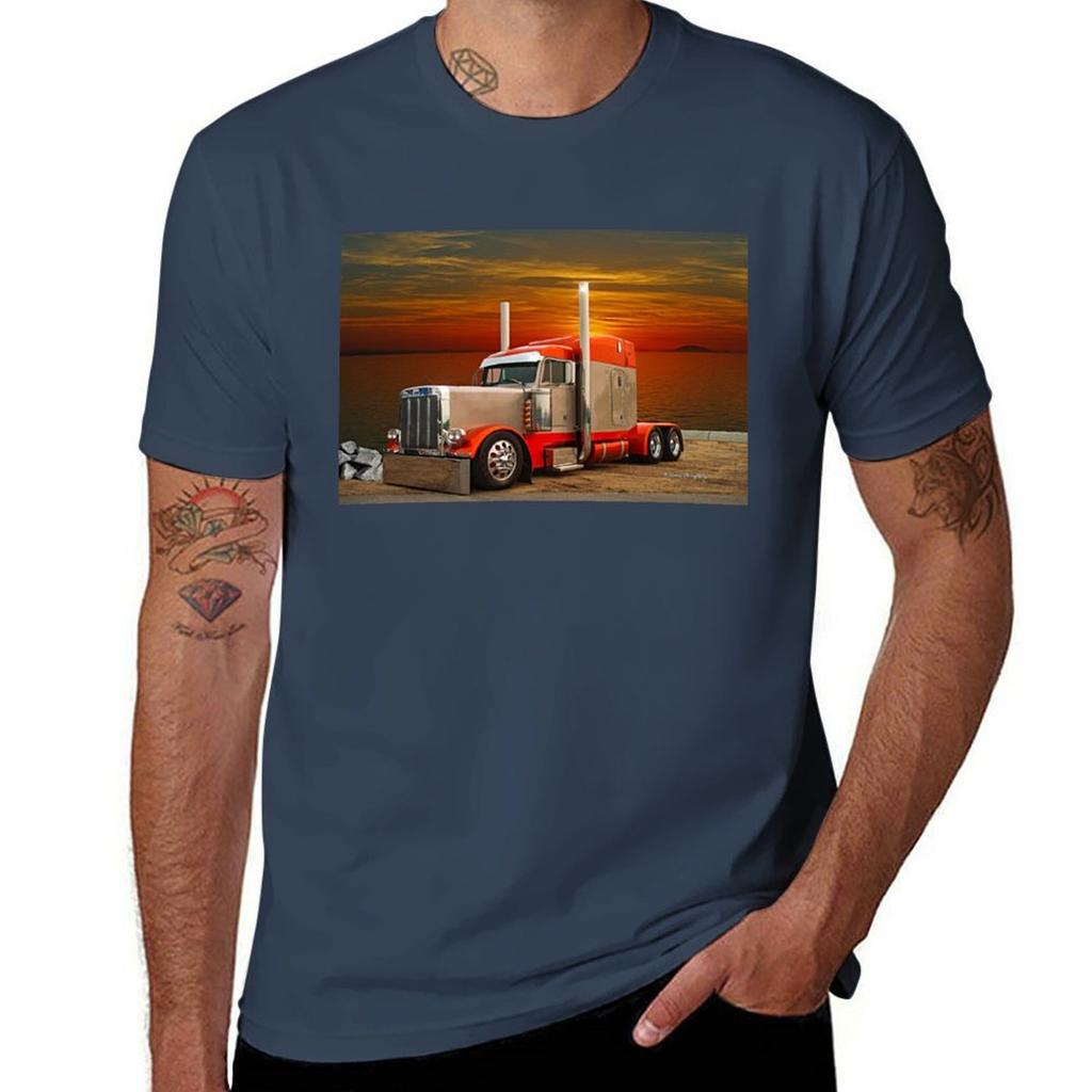 Cool Peterbilt Tshirt Thanksgiving Day Tee Top