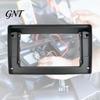 Scratch Resistant Dash Housing 10.1 Inch Car Radio Fascia Frame for Toyota Wish 2008, ABS Navigation Automotive Interior Upgrade Parts Panel,