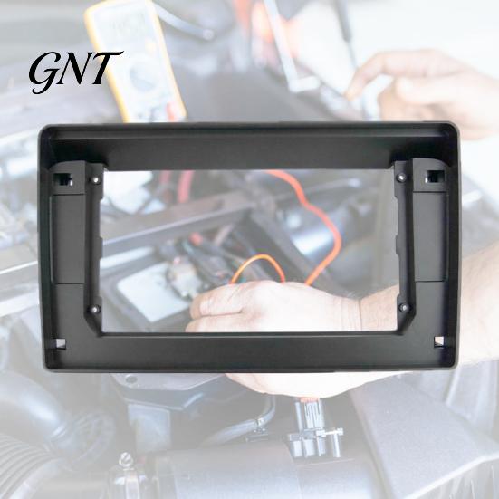 Scratch Resistant Dash Housing 10.1 Inch Car Radio Fascia Frame for Toyota Wish 2008, ABS Navigation Automotive Interior Upgrade Parts Panel,