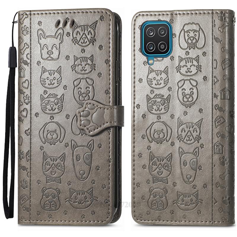 SamsungA12 чехол для Samsung Galaxy A12 кожаный чехол-кошелек для телефона Samsung A12 A 12 защитный чехол Coque Fundas