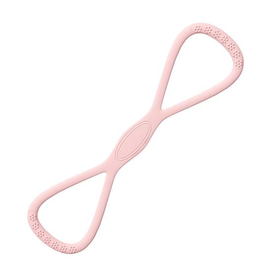 Фитнес-резинка в форме восьмерки, противоскользящий силикон, 35 фунтов, для мужчин и женщин, эспандер для груди, эластичный ремень, растяжка для плеч, йога, трос для натяжения