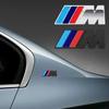 2 шт. Наклейка-эмблема на крыло автомобиля Для Bmw M M3 M5 E90 E60 F10 F20 F30 E46 G20 X1 X3 X4 X5 E70 F20 E39 E92 E93 E62 E63 E43