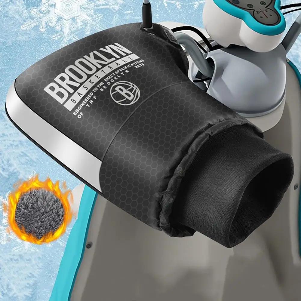 1 пара зимних велосипедных перчаток для мотоцикла, перчатки для езды на снегоходе, термоперчатки для мотоцикла, перчатки для электровелосипеда, водонепроницаемые перчатки для руля R2h1