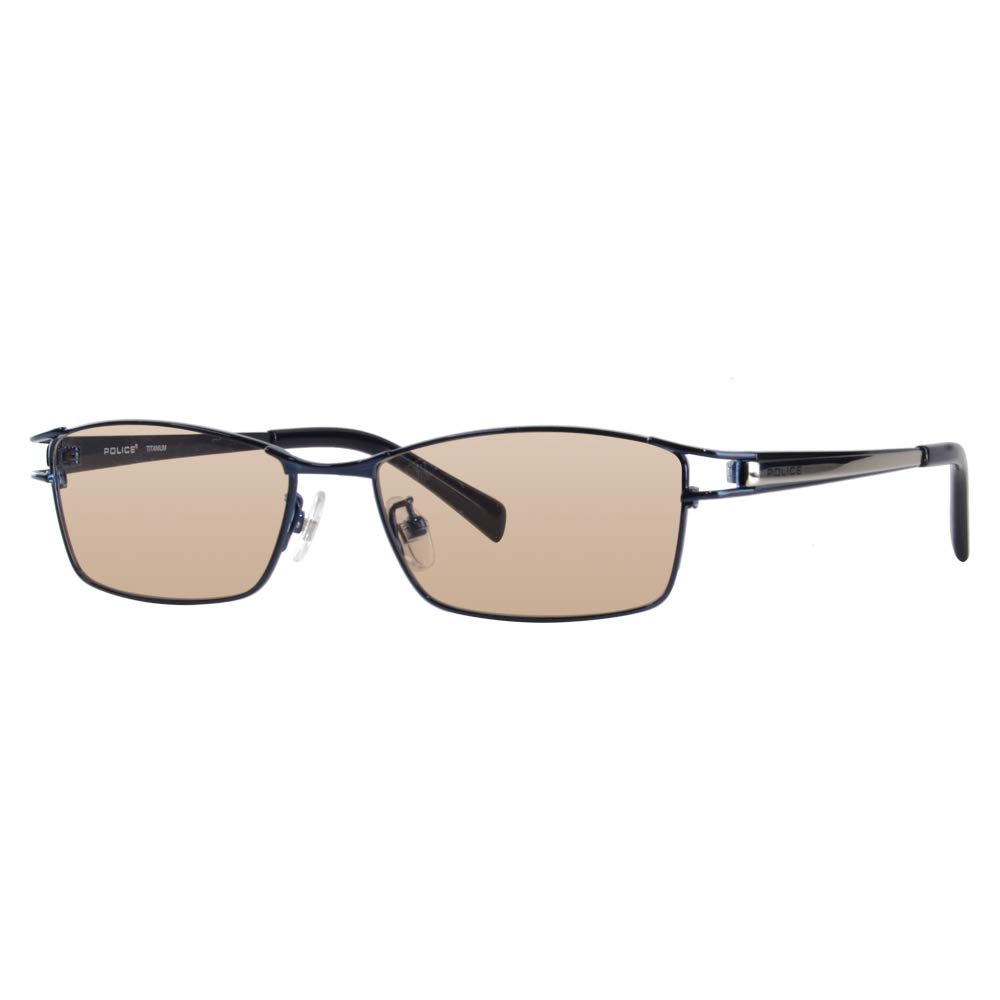 Glasses Frame Sunglasses Color Lens Set VPL173J 0N28 54 Brown Lens [Police] Non-Prescription