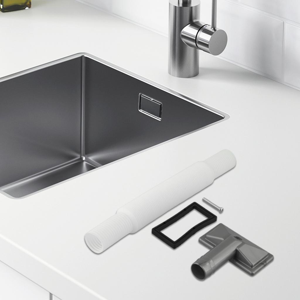 Регулируемый слив-перелив для кухонной раковины, изготовленный из устойчивого к эрозии АБС-пластика