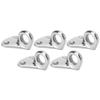 5PCS 316 Stainless Steel Mirror Polished Heavy Duty Coat Hook Hardware Accessories