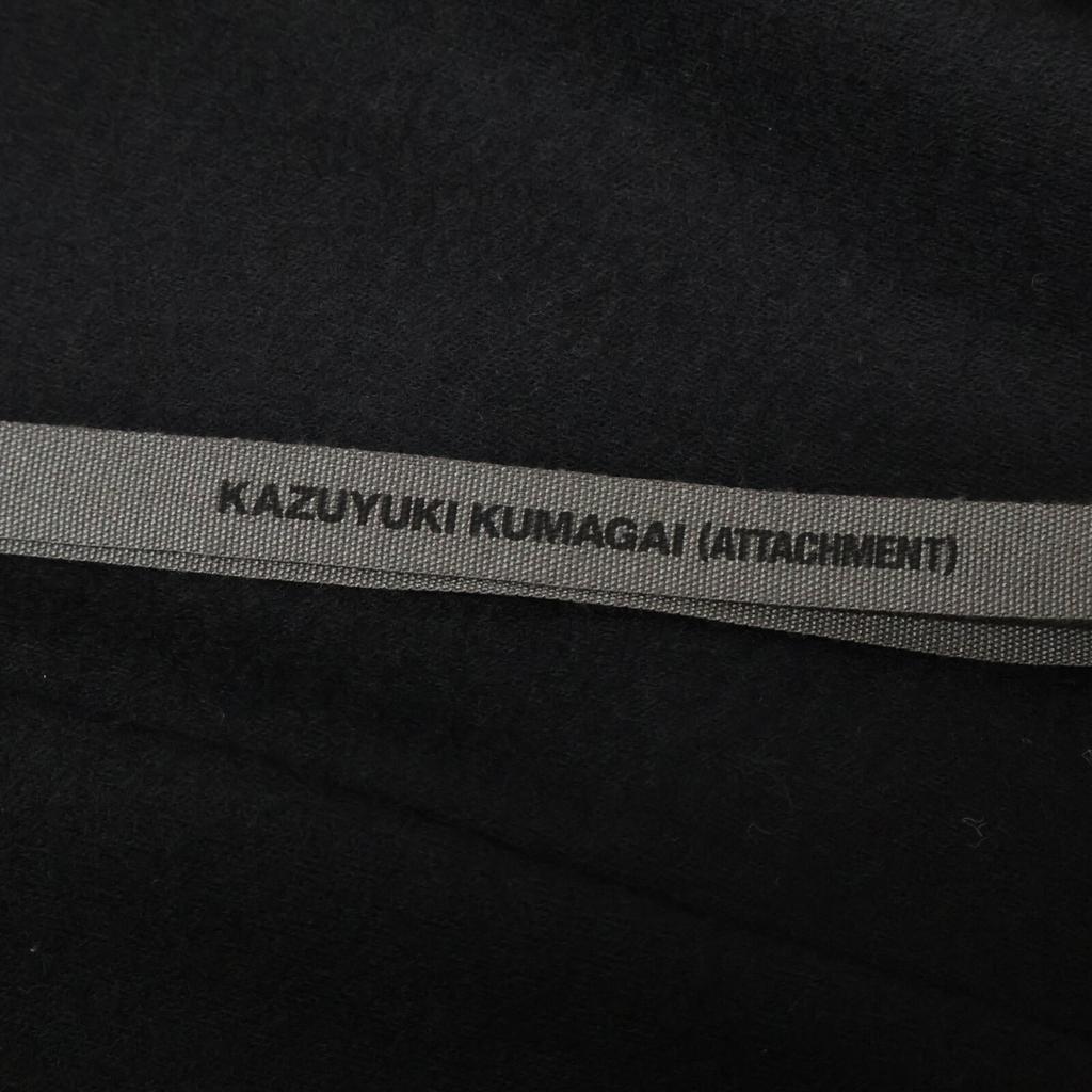 KAZUYUKI KUMAGAI  Черное шерстяное короткое пальто без пуговиц пальто 1 черныйБ/у