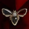 New Luxury Bee Insect Brooch Colorful Crystal Fashion Women's Style Corsage Suit Pin Coat Accessories