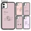 Эстетика Шик Минимализм Стихи Чехол для Телефона Cover For iPhone 17 Air 16 15 14 plus 12 13 pro max coque Shell Fundas