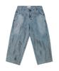 CRITIC Dirty Washed Denim Pants Light Blue
