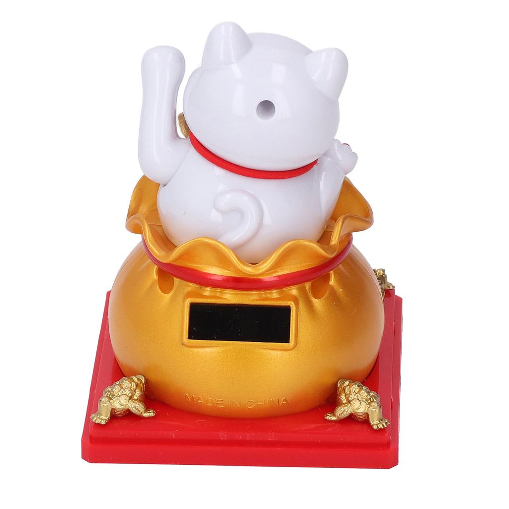 Статуя счастливого кота, автоматическая машущая рука на солнечной энергии, приветствующая счастливого кота за наличные