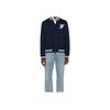 Polo Ralph Lauren Letter Logo Patch Baseball Otter Однобортная куртка с длинным рукавом Мужские куртки Темно-синие 710952067-001