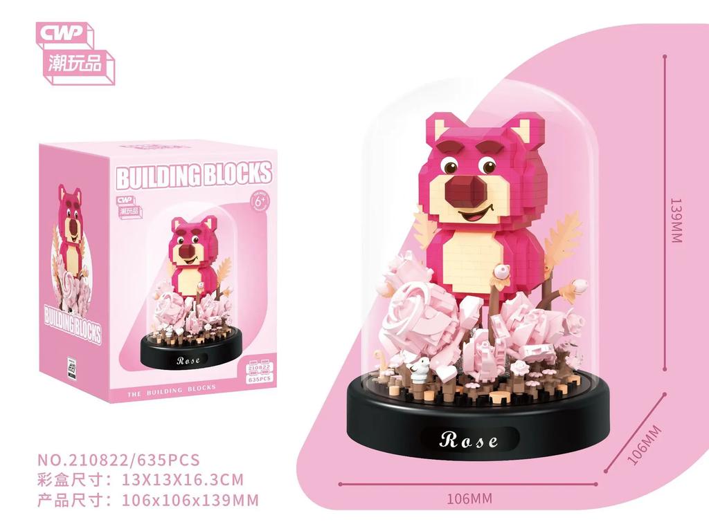 Кавайи Sanrio Pochacco Микро Строительные Блоки Огненный Шар Kuromi Losto Собранная Модель Мультяшная Мини Кирпичная Фигурка Игрушка В Подарок