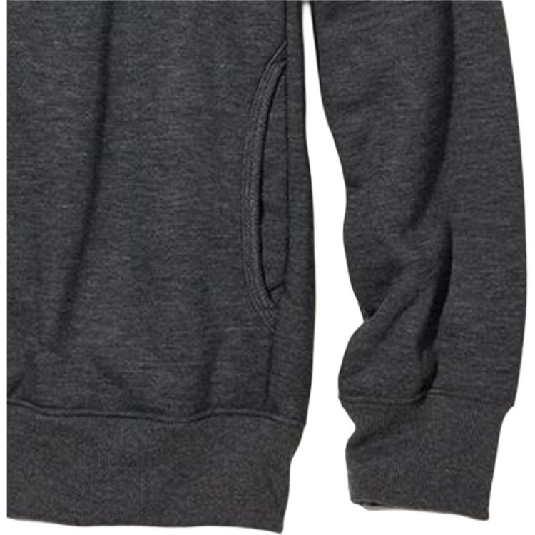 Uniqlo Флисовая спортивная толстовка на молнии унисекс верхняя одежда темно-серая 451674-08