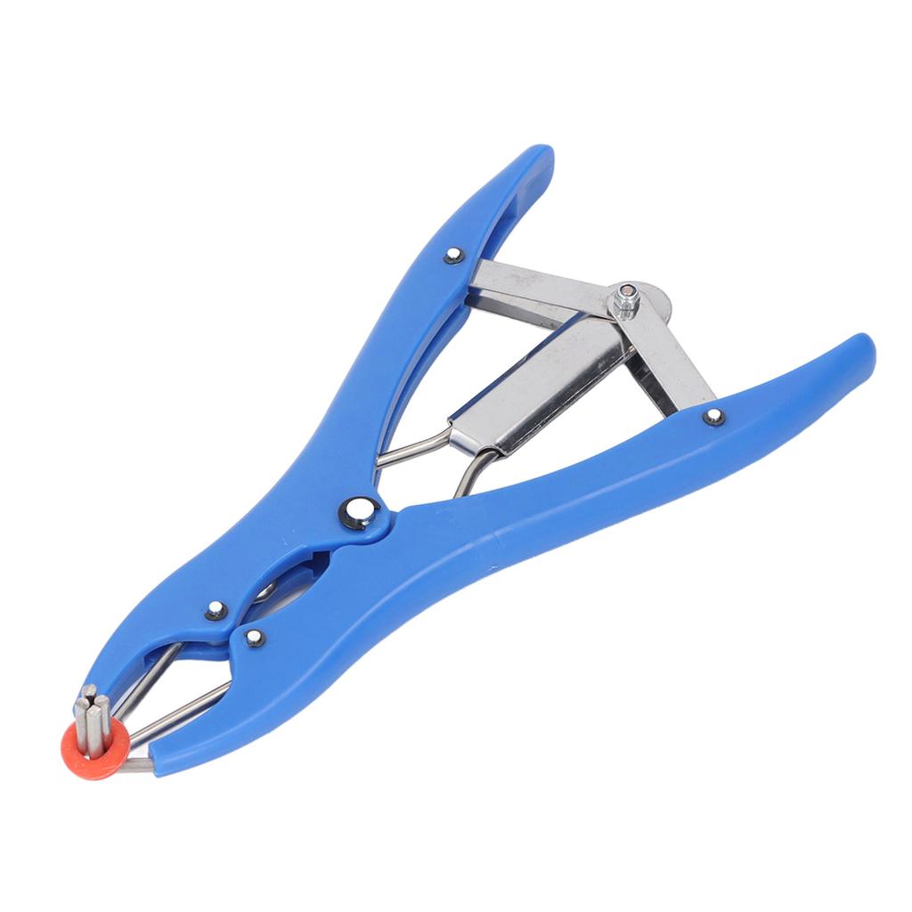 Кастрационный бандажёр из нержавеющей стали без крови с 100 шт. колец для кастрации, набор для бандажирования телят для коз