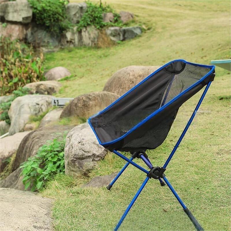 OEING Portable Aluminum Alloy Folding Moon Chair