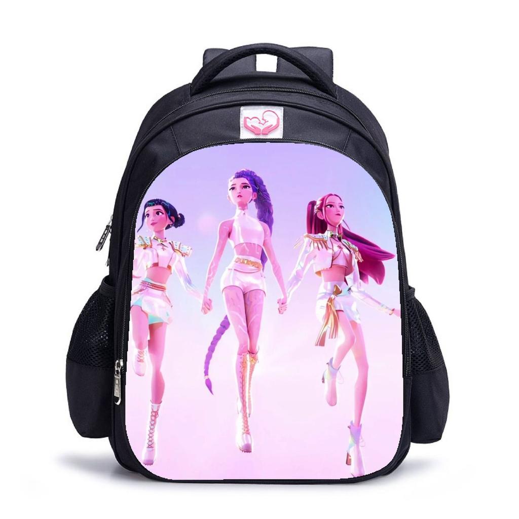 Повседневная сумка через плечо с рисунком из мультфильма для учеников младших классов средней школы, рюкзаки большой вместимости