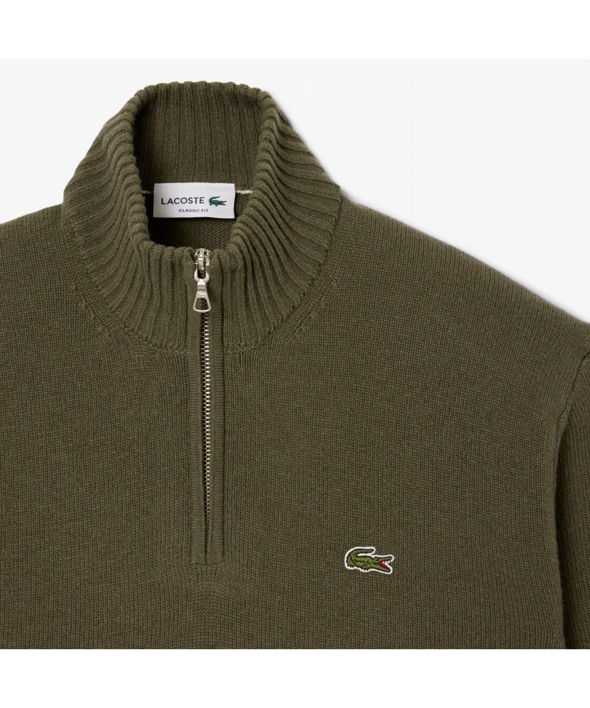 Мужской шерстяной свитер Lacoste с молнией до середины Ah3052-55N E9F