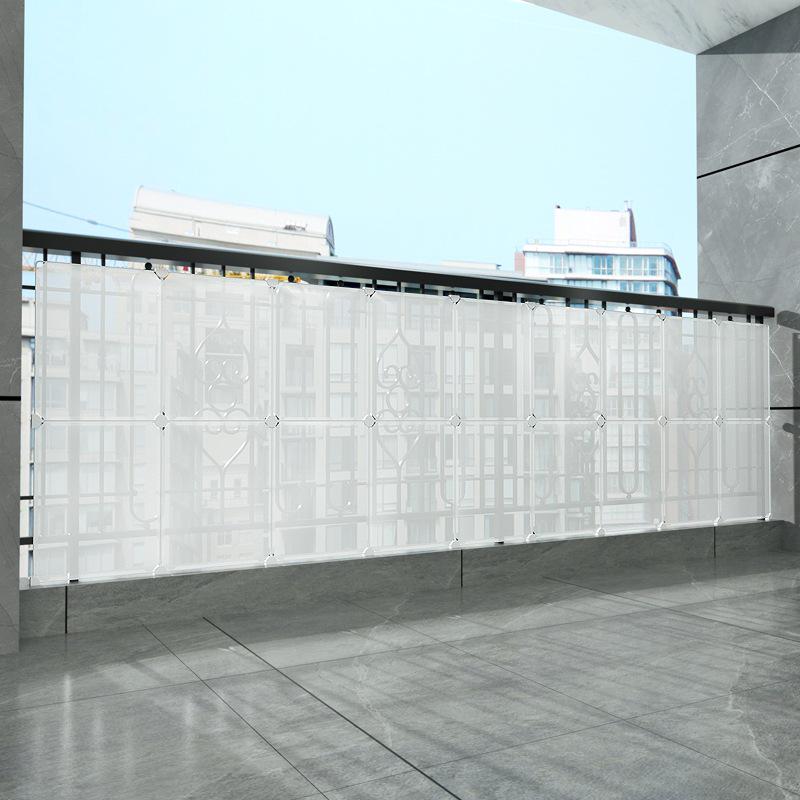 Экран для конфиденциальности и безопасности на балконе: Дождезащитное, Пылезащитное, Защищающее от домашних животных закрытое ограждение