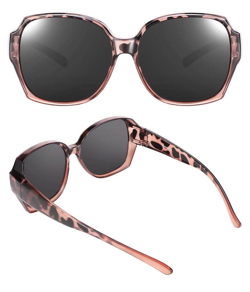 TINHAO Поляризованные Поляризованные УФ Слимминг Идеально для и Модные Поляризованные Солнцезащитные очки Женские Солнцезащитные очки поверх глаз, Очки поверх глаз, Линзы,