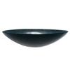 Toyo Sasaki Glass Charmant Coupe Made In Large Round Glass 46167BK Ball, 245mm, Black, Japan, Platter, Plate, Dish, Tableware,