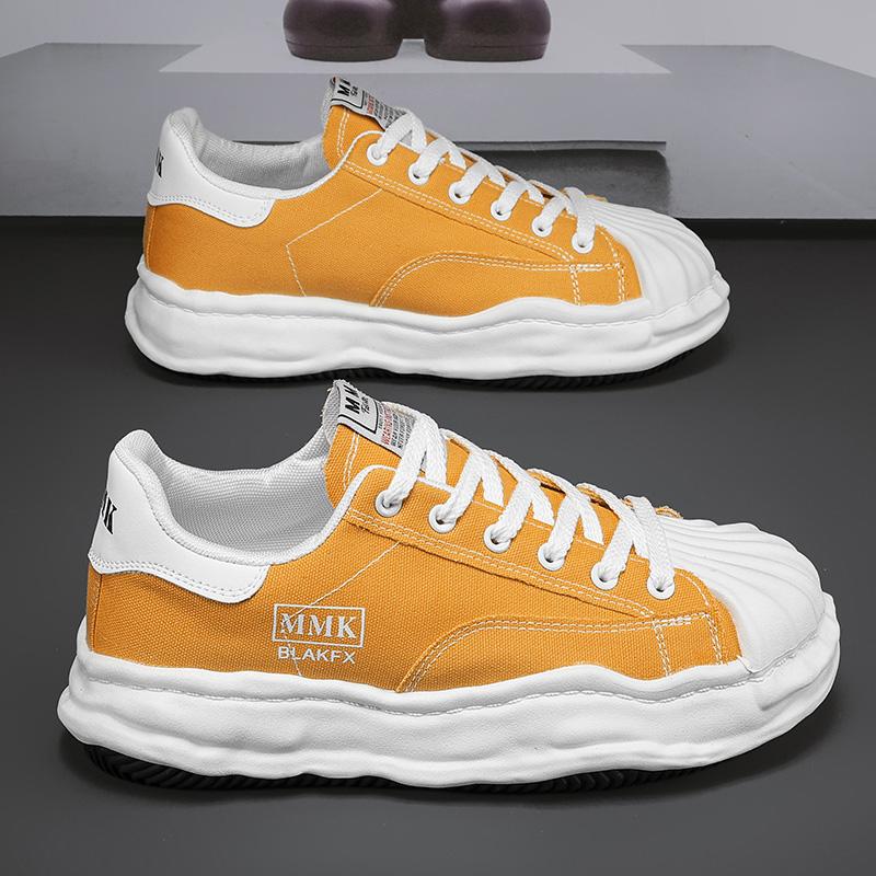 Мужские и женские летние туфли-ракушки с изголовьем, повседневные туфли на платформе, белые туфли, парусиновые туфли, увеличивающие прилив, туфли