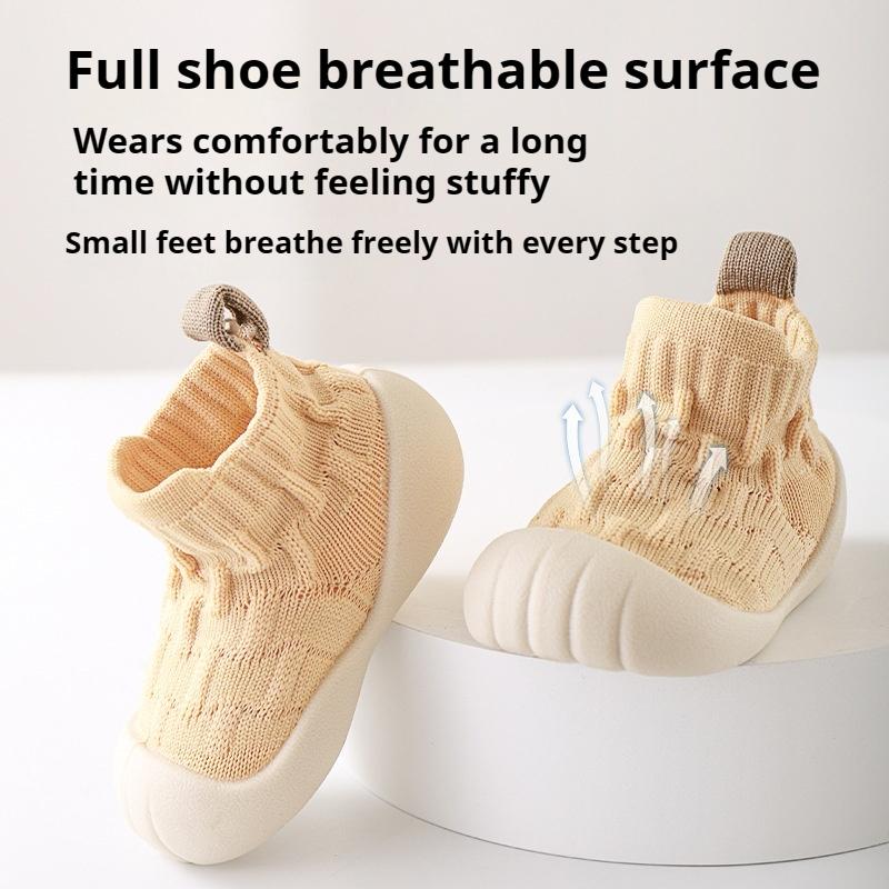 Baby Soft-soled Floor Socks Baby Cool Toddler Shoes Solid Color Non-slip Children's Shoes