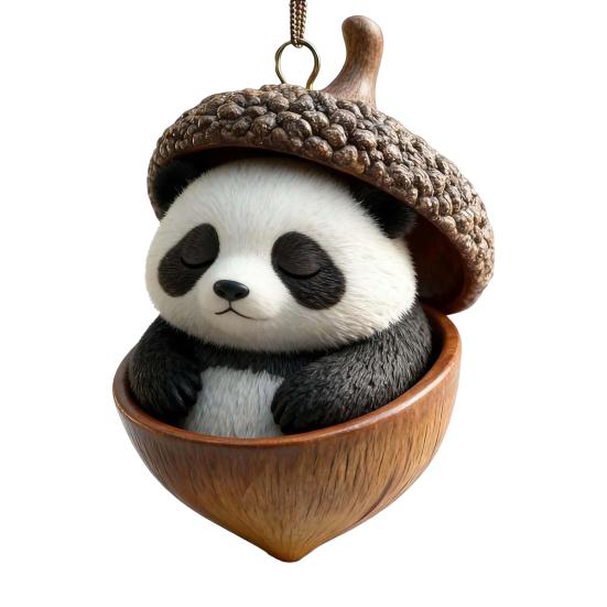 Лесные животные Желуди Украшения Акриловые Милые Рождественские елки Подвесные украшения Рустик