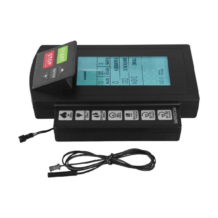 Велокомпьютер Спидометр Монитор сердечного ритма ЖК-дисплей для электровелосипеда для велотренажеров и фитнес-оборудования