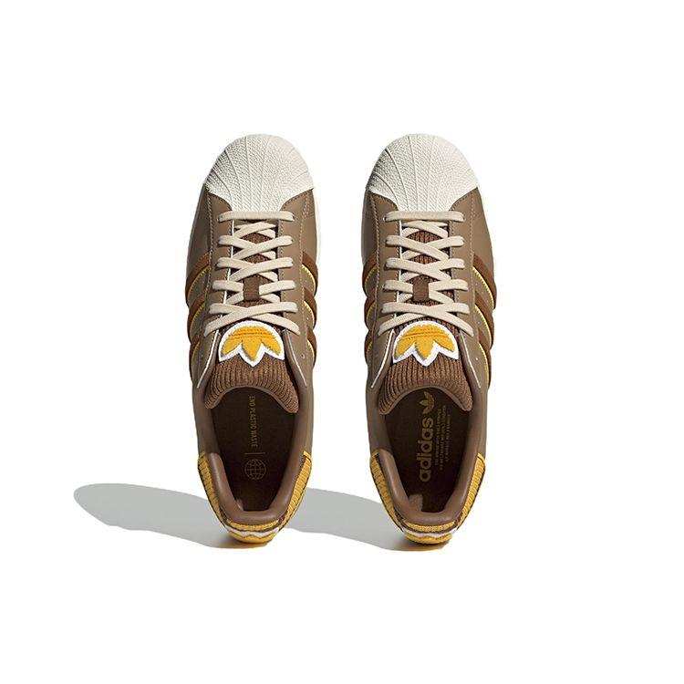 Adidas Originals Superstar Leather Low-Top Sneakers Unisex Sneakers Beige IG3003