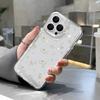 Simple Chrysanthemum TPU Transparent Phone Case For IPhone 16 15 14 13 12 11 Pro Max 7 8 plus X XR XS Shockproof Soft Case