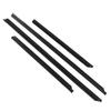4Pcs Interior Door Strip Trim Rubber Protective Cover Decoration Fit for A4 A4 Avant