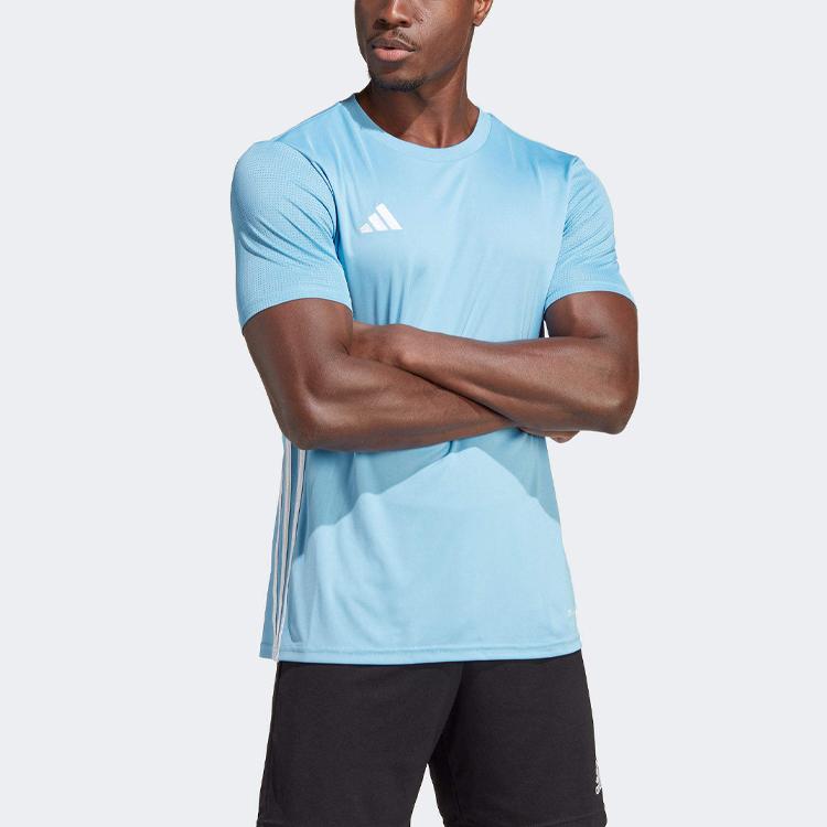 Adidas Футболка Tabela 23 с круглым вырезом и коротким рукавом, мужская, синяя IA9145