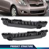 Комплект из 2 кронштейнов переднего бампера PIT66, совместимых с Toyota Yaris Hatchback 2007-2011, передние левый и правый, артикулы 525350D040, 525360D040, TO1033115.