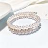 Popular Rhinestone Pearl Bracelet 3 Layers Winding Fashion Bracelet Female Jewelry ADM