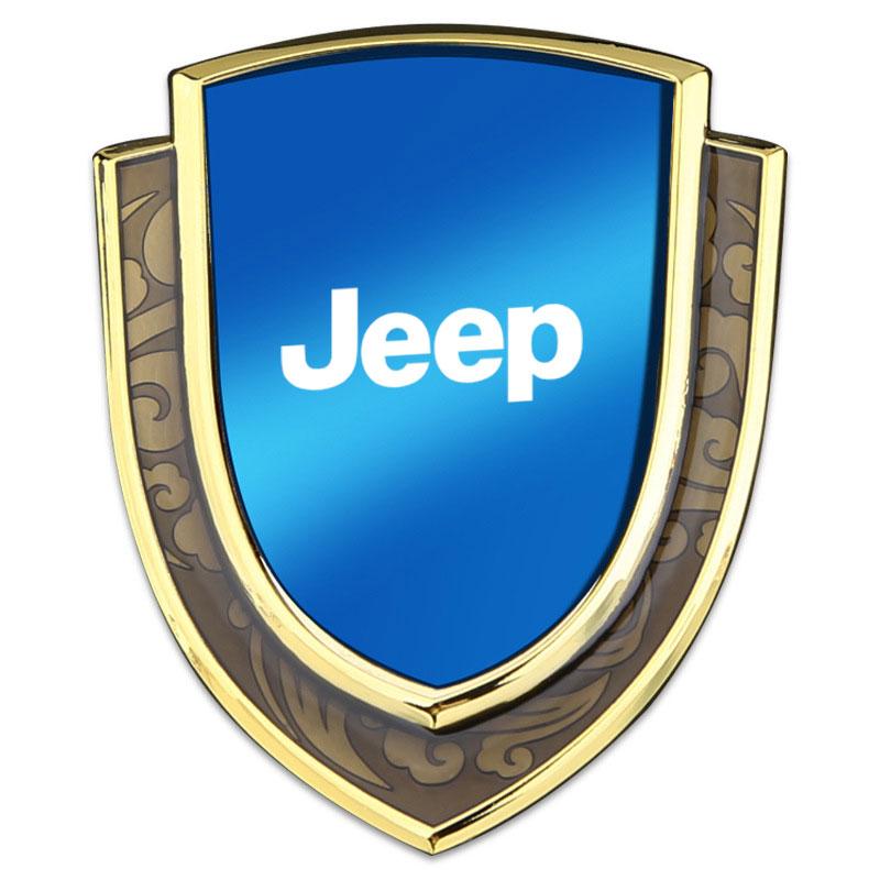 RKM3 3D Metal Car Side Fender Trunk body Emblem Badge sticker For Jeep Grand Cherokee Wrangler JK Gladiator Compass Renegade Patriot