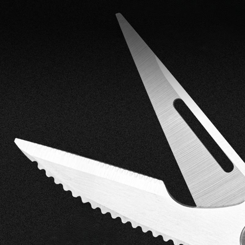 Острые кухонные ножницы из нержавеющей стали, многофункциональные ножницы для куриных костей, мощные и удобные бытовые ножницы
