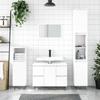 VidaXL Bathroom Cabinet White 80x33x60 Cm Engineered Wood 831652