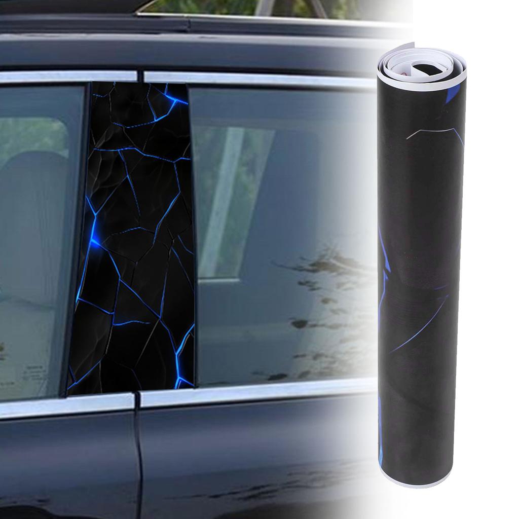 Идеально для автолюбителей 3D наклейка на автомобиль Наклейка на стойку двери автомобиля Простая установка Водонепроницаемая наклейка Модное украшение для автомобиля